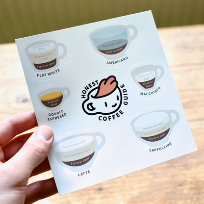 Espresso Drinks Stickers